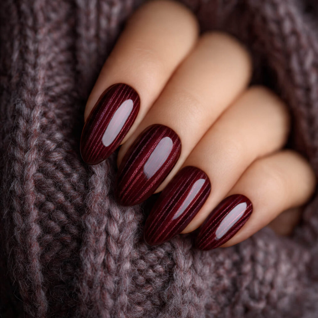 cat eye nails 2026 Velvet Micro Smoke Lines