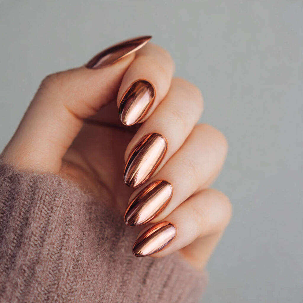 Summer Nails 2026 Solar Chrome Style