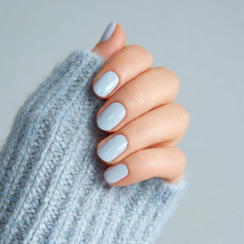 summer nails 2026 Ocean Blue Jelly Nails 🌊​