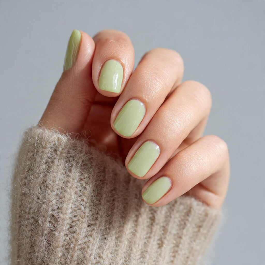 summer nails 2026 Lime Green Jelly Nails 🍋​