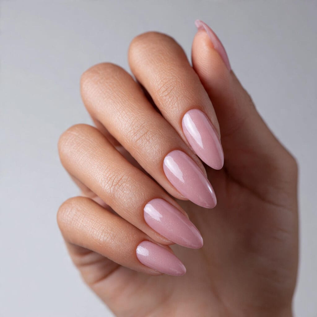 mothers day nails 2026 Dusty Rose​