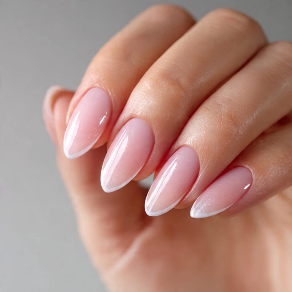 mothers day nails 2026 Micro Side French Accent​