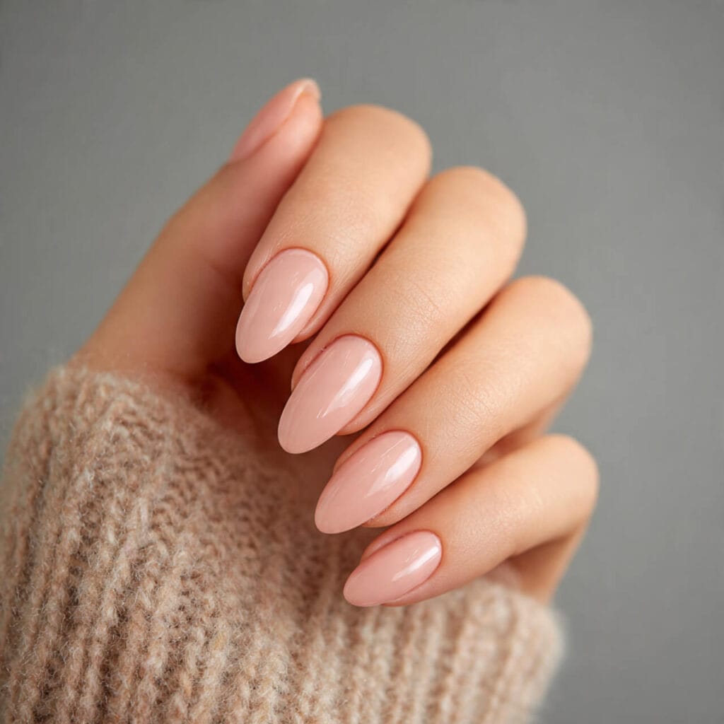 mothers day nails 2026 Soft Peach​