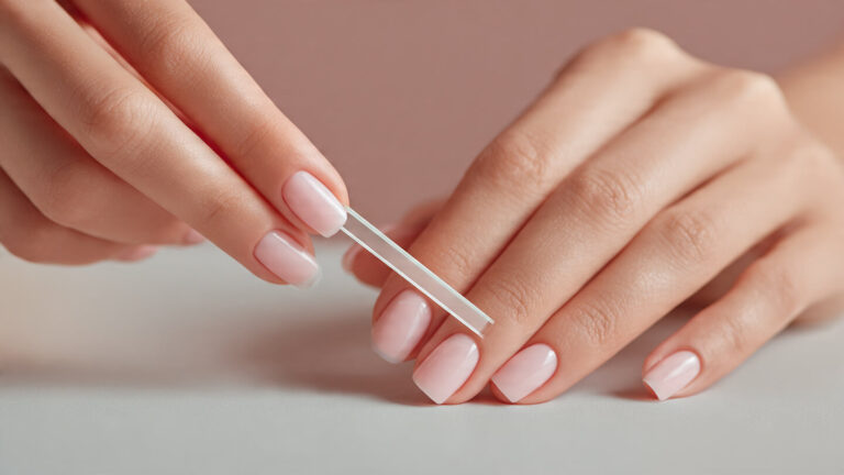 Aesthetic minimalist nail art care