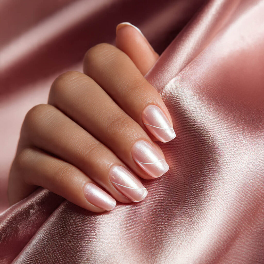 cat eye nails 2026 Silk Reflection Micro Curve