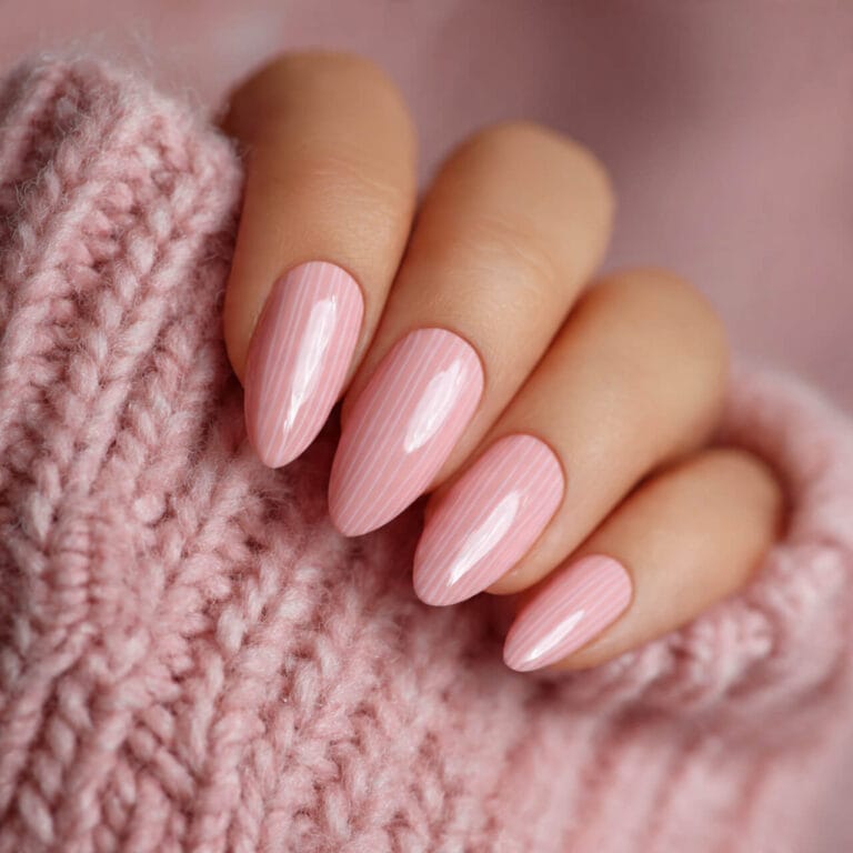 Gel X Nails 2026 Soft Almond Micro Art​