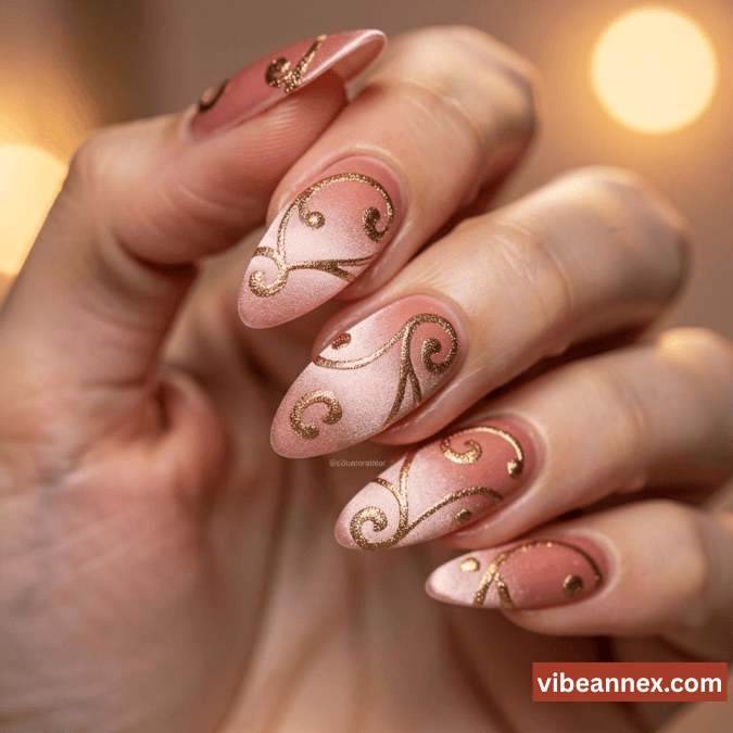 Satin Blush Editorial Graduation Nails 2026